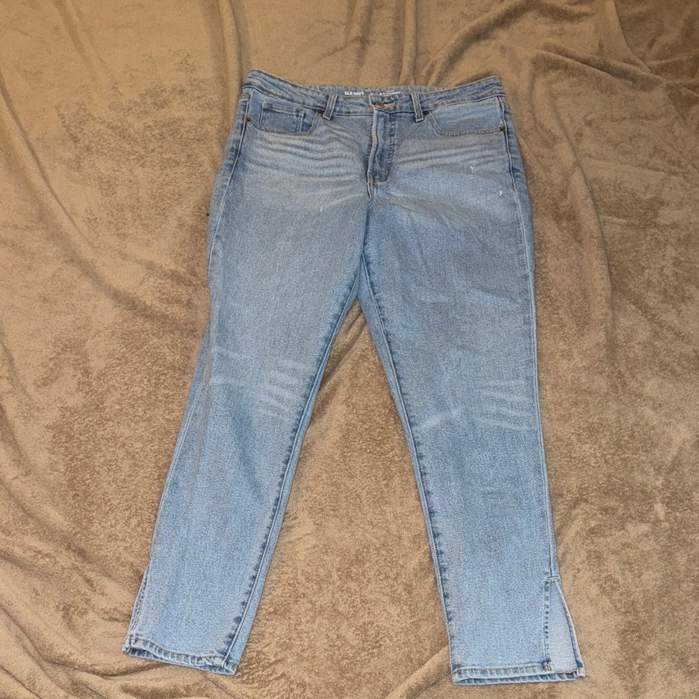 Old Navy Light Blue Straight Leg Jeans